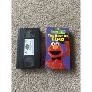 THE BEST OF ELMO VHS, Not 100% sure‎ if it works!